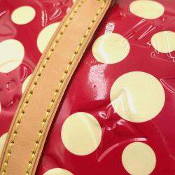 Louis Vuitton Papillon Infinity Dot Yayoi Kusama Rouge Monogram Vernis Shoulder Bag