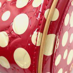 Louis Vuitton Papillon Infinity Dot Yayoi Kusama Rouge Monogram Vernis Shoulder Bag