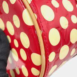 Louis Vuitton Papillon Infinity Dot Yayoi Kusama Rouge Monogram Vernis Shoulder Bag