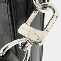 Pre Owned Louis Vuitton 3D Studio Messenger Black Damier Graphite Shoulder Bag