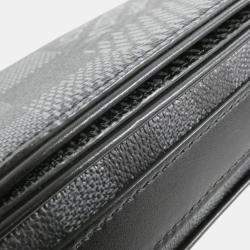 Pre Owned Louis Vuitton 3D Studio Messenger Black Damier Graphite Shoulder Bag