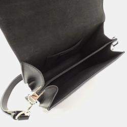 Pre Owned  Louis Vuitton Dauphine Black Tweed Mini Shoulder Bag