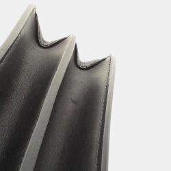 Pre Owned  Louis Vuitton Dauphine Black Tweed Mini Shoulder Bag