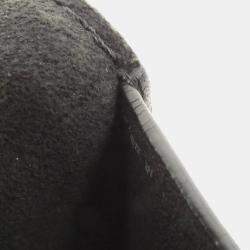 Pre Owned  Louis Vuitton Dauphine Black Tweed Mini Shoulder Bag