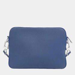 Louis Vuitton LV Aerogram Fastline Blue Leather Messenger Shoulder Bag