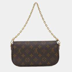 Louis Vuitton Monogram Wallet On Chain Brown Shoulder Bag