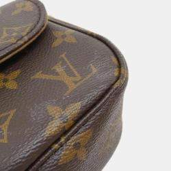 Louis Vuitton Monogram Wallet On Chain Brown Shoulder Bag