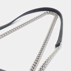 Pre Owned Louis Vuitton My Lock Me Chain Black Leather Shoulder Bag