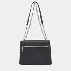 Pre Owned Louis Vuitton My Lock Me Chain Black Leather Shoulder Bag