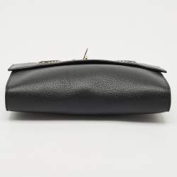 Louis Vuitton Black Leather City Streamer Pochette