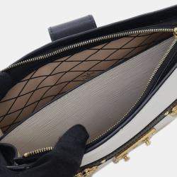 Louis Vuitton Black/White Epi Trunk Clutch