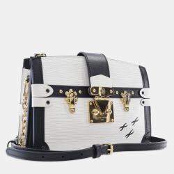 Louis Vuitton Black/White Epi Trunk Clutch