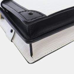 Louis Vuitton Black/White Epi Trunk Clutch