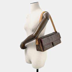 Pre Owned Louis Vuitton Viva Cite MM Brown Monogram Shoulder Bag