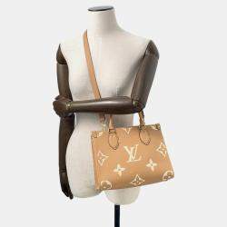 Louis Vuitton Onthego PM Arizona/Claim Bicolor Monogram Empreinte Leather Tote Bag