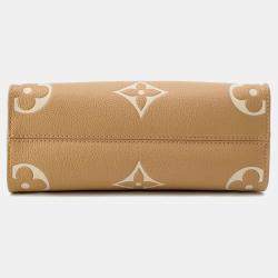 Louis Vuitton Onthego PM Arizona/Claim Bicolor Monogram Empreinte Leather Tote Bag