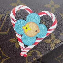 Louis Vuitton Pochette Kirigami Candy Red Monogram Vivienne