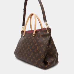 Louis Vuitton Pallas Aurore Monogram Satchel Bag