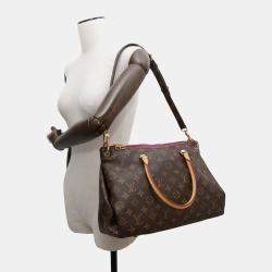 Louis Vuitton Pallas Aurore Monogram Satchel Bag