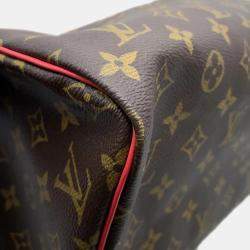 Louis Vuitton Totem Speedy 30 Flamingo Monogram Handbag