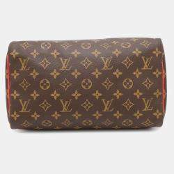 Louis Vuitton Totem Speedy 30 Flamingo Monogram Handbag