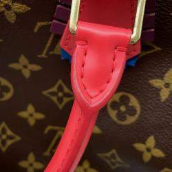 Louis Vuitton Totem Speedy 30 Flamingo Monogram Handbag