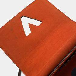 Pre Owned Louis Vuitton Sac Twist MM Orange Monogram Catogram Shoulder Bag