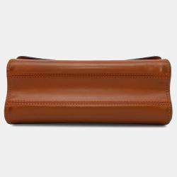 Pre Owned Louis Vuitton Sac Twist MM Orange Monogram Catogram Shoulder Bag