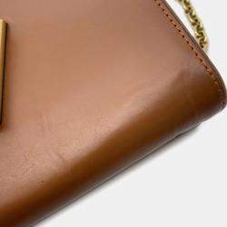 Pre Owned Louis Vuitton Sac Twist MM Orange Monogram Catogram Shoulder Bag