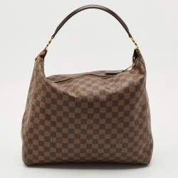 Pre Owned Louis Vuitton Damier Ebene Canvas Portobello GM Bag