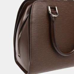 Pre Owned Louis Vuitton Brown Epi Pont Neuf Handbag