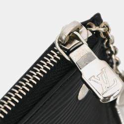 Louis Vuitton Black Epi Pochette Cles Coin Purse