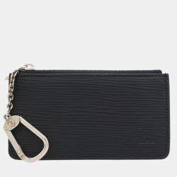 Louis Vuitton Black Epi Pochette Cles Coin Purse