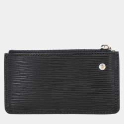 Louis Vuitton Black Epi Pochette Cles Coin Purse