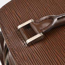 Pre Owned Louis Vuitton Pont Neuf Brown Epi Leather Top Handle Bag
