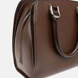 Pre Owned Louis Vuitton Pont Neuf Brown Epi Leather Top Handle Bag