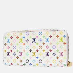 Louis Vuitton White/Multicolor Zippy Wallet