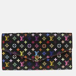 Louis Vuitton Black/Multicolor Portefeuille Sarah Wallet