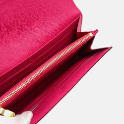 Louis Vuitton Black/Multicolor Portefeuille Sarah Wallet