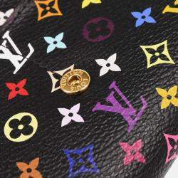 Louis Vuitton Black/Multicolor Portefeuille Sarah Wallet