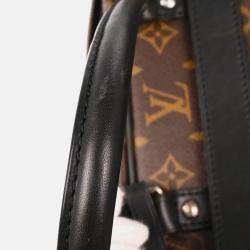 Louis Vuitton Porte Document Voyage Macassar Canvas Briefcase