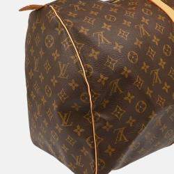 Louis Vuitton Keepall 55 Brown Monogram Canvas Travel Bag