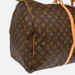 Louis Vuitton Keepall 60 Brown Monogram Canvas Travel Bag