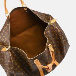 Louis Vuitton Keepall 60 Brown Monogram Canvas Travel Bag