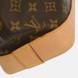 Pre Owned Louis Vuitton Lockit Horizontal Brown Monogram Canvas Tote Bag
