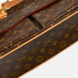 Pre Owned Louis Vuitton Multipli Cite Brown Monogram Canvas Top Handle Bag