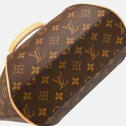 Pre Owned Louis Vuitton Ellipse MM Brown Monogram Canvas Top Handle Bag