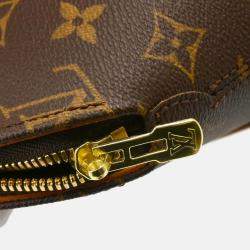 Pre Owned Louis Vuitton Ellipse MM Brown Monogram Canvas Top Handle Bag
