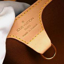Pre Owned Louis Vuitton Ellipse MM Brown Monogram Canvas Top Handle Bag