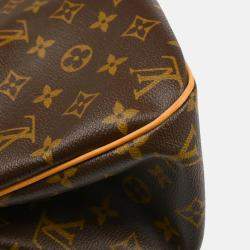 Pre Owned Louis Vuitton Batignolles Brown Monogram Horizontal Tote Bag